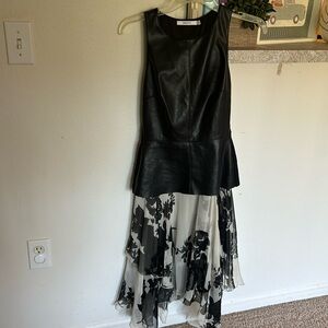 Bailey44 Faux Leather Top Dress